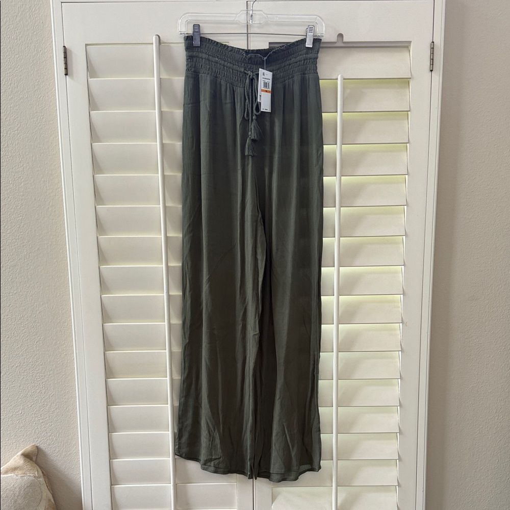 Tinsel Olive Wide-Leg Pants